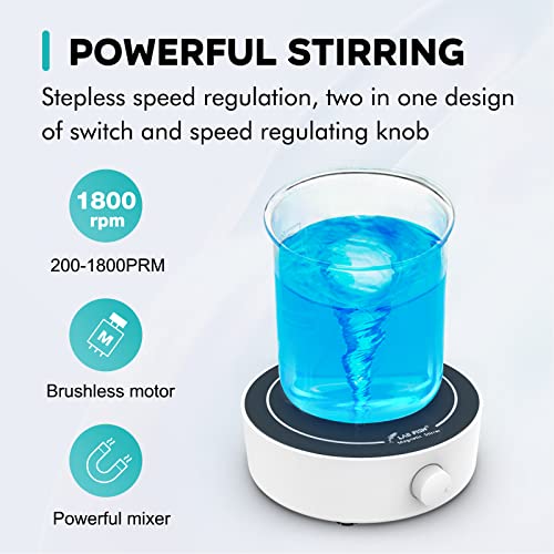 LAB FISH MS3 Magnetic Stirrer Mixer Stir Plate - size: 3L