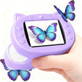 Handheld Digital Mini Microscope for Kids: 1000X 4K 2.4" Microscopes Toys - color: Purple