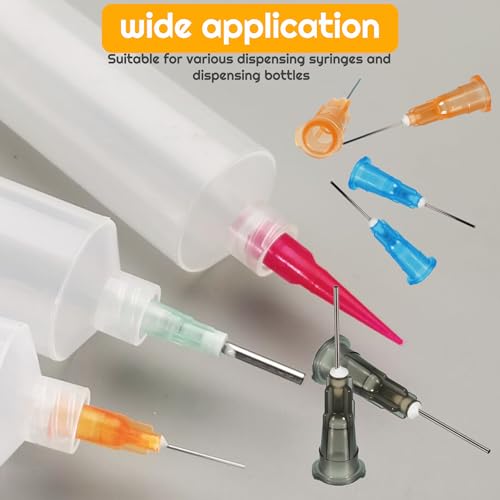 100pcs 20G Blunt Tip Glue Dispensing Nozzles, 0.5 inch - size: 20G 100pcs