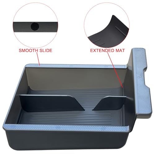 JVMA Backlit Center Console Tray for Tesla Y 2021-2024 & Model 3 2021-2023 - size: Model y '21-'24 & Model 3 '21-'23