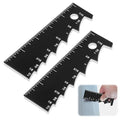 Dreyoo 2 Pcs Sheet Metal Scribe Tools, 1/8"-7/16" Scale, Layout Marking
