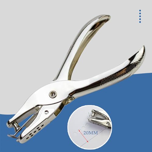 TENOC Handle Hole Punch, 1-Piece, Paper Circle Bore Helper