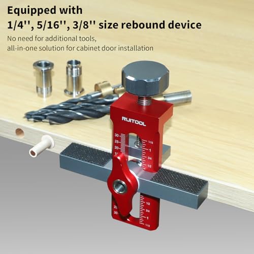 RUITOOL 2-in-1 Cabinet Door Mounting Jig for Frameless Cabinets Only - style: Upgraded model