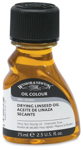 Winsor & Newton Sansodor Drying Linseed Oil, 75ml (2.5oz) Bottle - color: Drying Linseed Oil, style: 2.5-oz Bottle