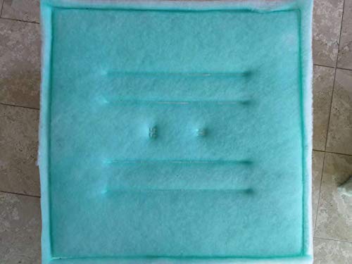 Hiton Paint Spray Booth Tacky Intake Filter Pad 20" x 20" (20 Pack), Series 55 (Internal Wire) - style: 20"X20"(S55 20Pack)