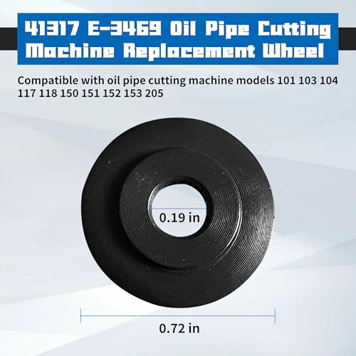 41317 E-3469 Tubing Cutter Replacement Wheel Compatible with RIDGID Tubing Cutter,Models 101 103 104 117 118 150 151 152 153 205 Copper Pipe Cutter (6 Pack)