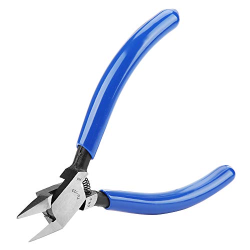 Ejoyous Cable Pliers 4inch, Wire Cutters Snips Chrome Steel Electrical Wire Cutting Nippers Diagonal Pliers, for Electronic Repair Jewelry Processing Model Making Fishing