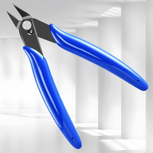 Micro Flush Cutter, Wire Cutters, 5”Side Cutting Pliers - color: 1 Pack