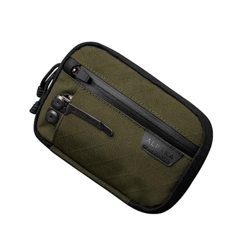 ALPAKA Admin Pouch Pro EDC Organizer Tool Pouch Green Axogrid 300D - color: Green Max-Axogrid 300D