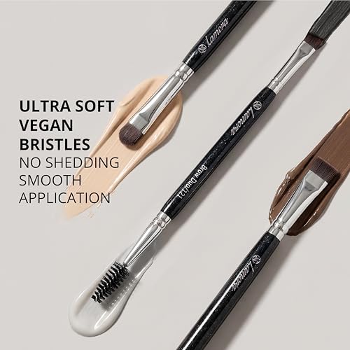 Lamora Eyebrow Brush Set - Precision Brow Eyeshadow Eyeliner Makeup Brushes - color: Brow