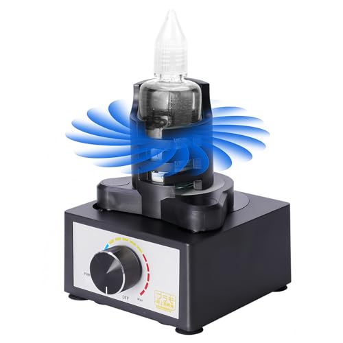 Mini Vortex Mixer, Electric Paint Shaker for DIY Model Paint, Gundam Paint, Nail Polish, Glue and Ink, Hands-Free 3-Speed Mixer Machine for 10-100ml Small Bottles