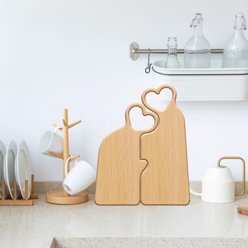 2Pcs Router Templates Acrylic Clear Valet Tray Router Template Woodworking Kitchen Inlay Templates Charcuterie Board Handicraft Decorative 6.3x15.7 inch - style: Cutting board