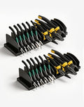 Reniteco 22-Slot Plier Organizer Rack, 2-Pack Black – Adjustable Dividers - color: 2 Black