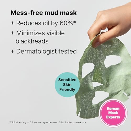 Dr. Jart+ Korean Face Sheet and Mud Masks | Hydrating, Soothing, Redness, Skin Barrier Support, Pore-Purifying Masks - style: Pore Purifying Mud Mask