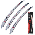 15” Arc Edge Reciprocating Saw Blade, 7TPI Japanese Teeth with Curved Edge Wood Pruning Saw Blades for Tree Trimming, Wood Cutting (3 Pack) - size: 15 Inch