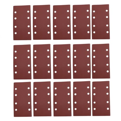 Hook and Loop Sanding Sheet Sander Sandpaper 8 Hole 400 Grit 15pcs for 1/3 Sander - size: 400Grit 15pcs