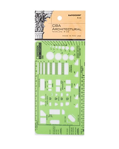 CBA Architectural Template, 1 Each (R33) - style: CBA Architectural