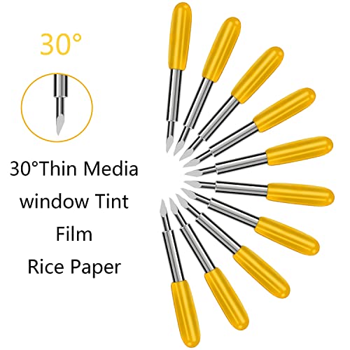 50 Pcs Replacement Blades Compatible with Explore 4/3/Air/Air2/Air one/Maker/Maker 4/3/2 Cutting Machines - Include 10PCS Fine Point Blade, 30PCS Standard Blades, 10PCS Deep Cut Blade - color: 50 Pcs Replacement Blades