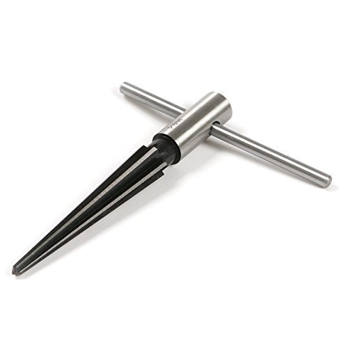 ATOPLEE T Handle Reamer, Tapered Straight Flute Handle Hole Pipe Reaming Tool for Wood Latches/Guitar/Woodworker/Luthier/Repairman Maintenance (5-16mm)