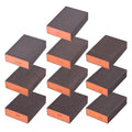 10Pcs 60-320Grit Sanding Sponges, Wet Dry Sanding Blocks - size: 60/80/100/120/180/240/320Grit