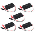 3V Battery Holder with Alligator Clip, 2 X 1.5V AA Battery Case with ON/Off Switch