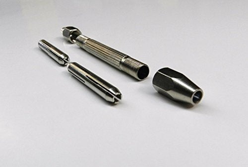 Double END PIN Vise 2 Chucks 4 Size Jaws 0-1/8" Hobby Jewelry & Watch 4-1/2" LNG