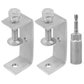304 Stainless Steel C-Clamps,120mm Heavy Duty Tiger Clamps for Woodworking,C-Clamp 2 pack - size: 120mm-2 Pcs
