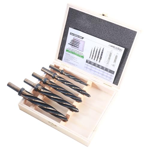 Accusize Chucking Reamer Set, 3/8", 1/2", 9/16", 5/8", 3/4", Premium Kit - size: 3/8", 1/2", 9/16'', 5/8", 3/4", Premium kit