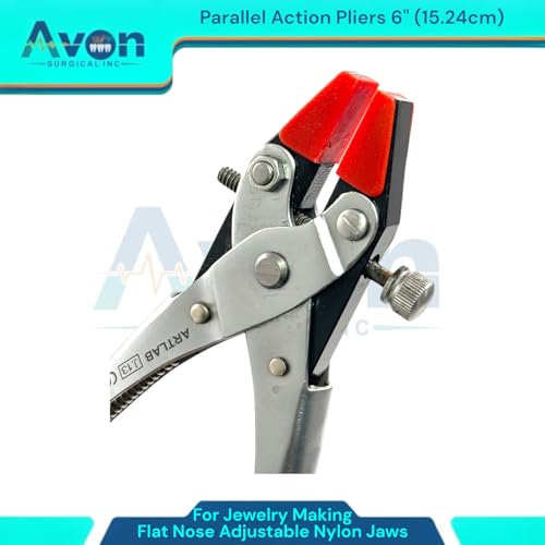 Essential Jeweler Parallel Pliers - Wire Bending, Wire Shaping, Beading, Jewelry Repair Parallel-Action Pliers | Apply Even Pressure Every Time. ((#J12+#J13+#J14) - Set of 3) - style: (#J12+#J13+#J14) - Set of 3