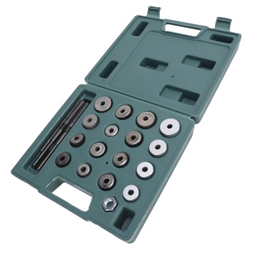 Valve Seat Reamer Tool Kit - Alloy Steel Universal for 20-30mm Valves, Includes 12 Sizes & 4 Heads