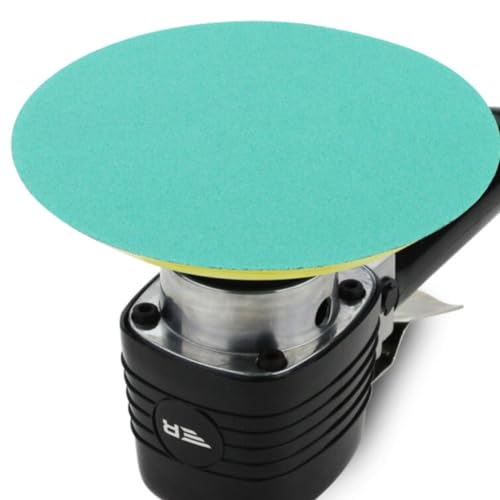 BHA 5 Inch Green Film Sanding Discs, Hook and Loop - 60 Grit - 50 Pack - style: 60 Grit