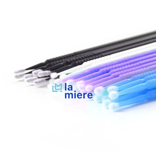 1.5mm White 400Pcs Bendable Microbrush Applicator Micro Brushes International Superfine - color: White, size: 1.5mm