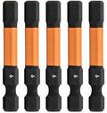 5pc 6mm Hex Bit Set 2 Inch S2 Steel Impact Allen Wrench Screwdriver Bits - size: 0.236"