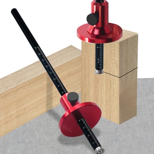 Wheel Marking Aluminum Alloy Precision Ground Steel Rod Woodworking Mortise Parallel Scribing Tool