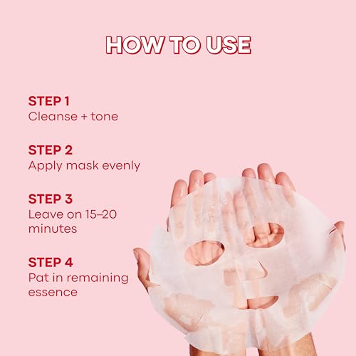 TONYMOLY I'm Face Sheet Masks - Hydrating & Soothing Korean Skincare - color: Lotus, 1 Pack