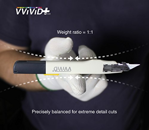 VViViD+ Premium Retractable Precision Balanced Multi-Use Utility Blade (1 piece) - size: 1 piece