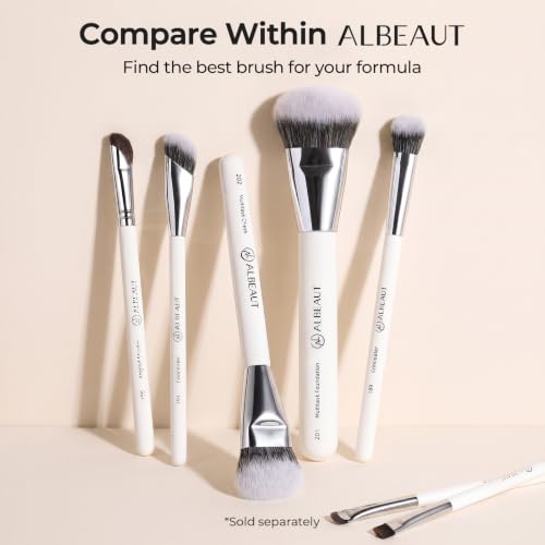 Albeaut Eyeliner Brush, Crescent-Shaped Eyeliner and Brow Brush - style: 187 curved eyeliner