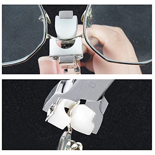 Eyeglasses Nose Pad Adjusting Pliers 6 Inches Eyeglasses Frame Pliers Eye Glasses Repair Assembling & Ajusting Tools Optical Optician Tool with Eyeglass Repair Screwdriver - size: A
