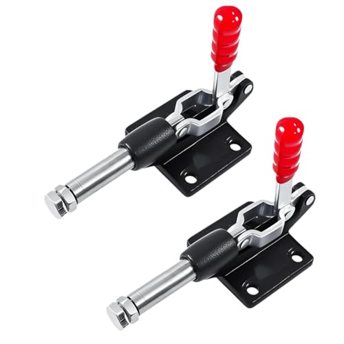 Heavy Duty Push Pull Toggle Clamp 2-Pack, 500 Lbs Capacity 32mm Stroke, Vertical Arm Clamp for Welding, Jigs & Woodworking - size: 2pack 305C