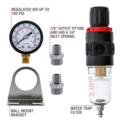 Master Airbrush True Diaphragm Airbrush Pressure Regulator - style: Standard