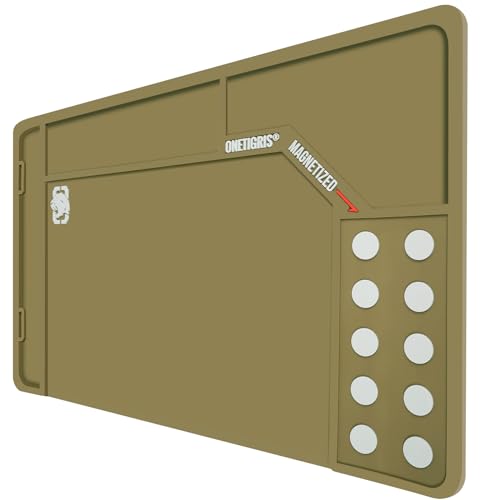 OneTigris Gun Cleaning Mat, Gun Mat - color: Brown, size: Small