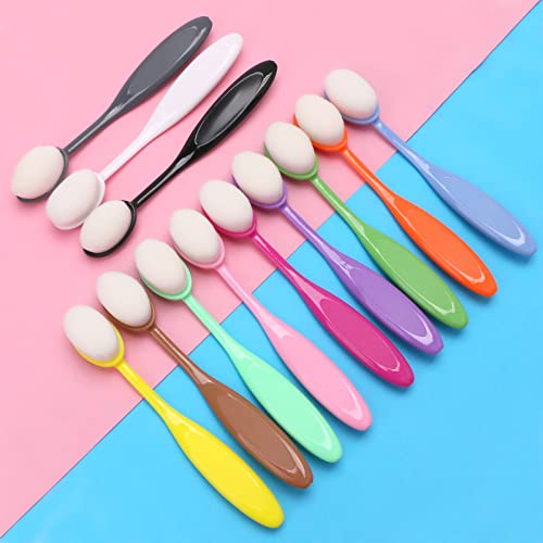 Yoseng 12 pcs Ink Blending Brushes for Card Making,0.86 Inches Brush Heads - color: 12 Color