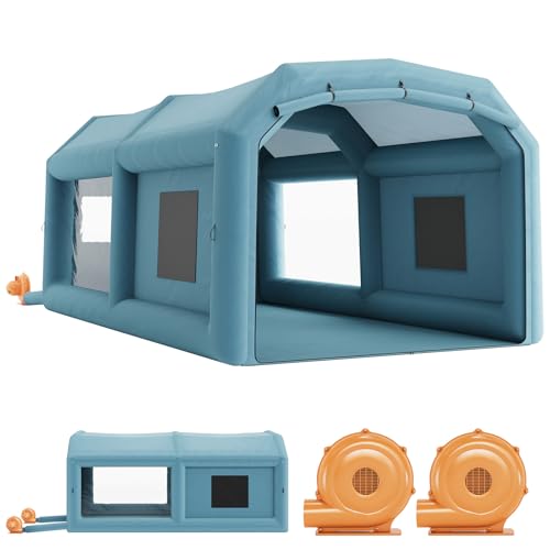 Inflatable Paint Booth, 20x11.5x9FT Inflatable Spray Booth Tent