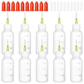 Precision Needle Tip 30cc Glue Squeeze Bottle for Dispensing - size: 10Pcs 30ml Glue Bottle