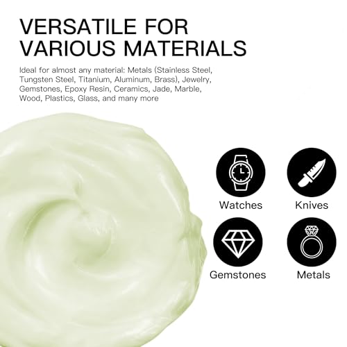 Diamond Paste Polishing Compound for Fine Lapping, 4,000 Grit, 50 G/1.76 Oz - size: 4,000Grit, style: 1.78 oz (50g)