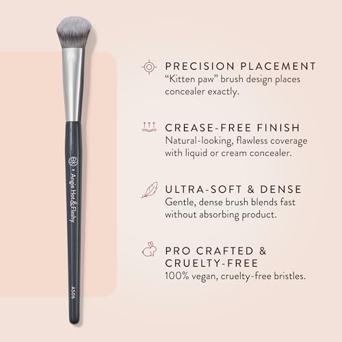 BK BEAUTY A506 Under Eye Concealer Brush, Angie Hot & Flashy