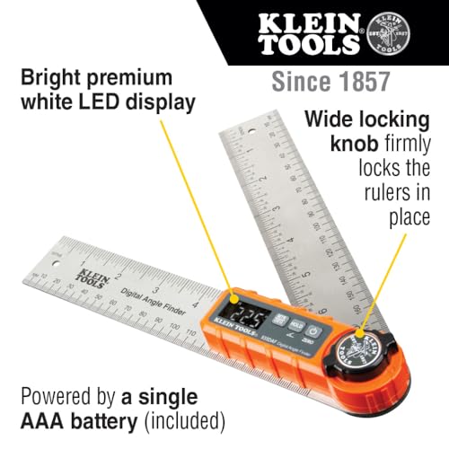 Klein Tools 935DAF Digital Angle Finder, Precision Measurements