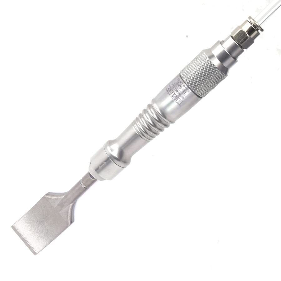 Micro Air Flux Chipper Pneumatic Scraper Pencil Foot Switch Tool 5 Chisels