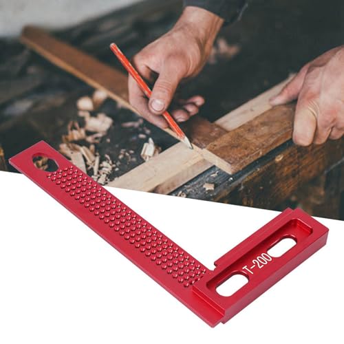 Aluminum Alloy Woodworking Ruler 200mm