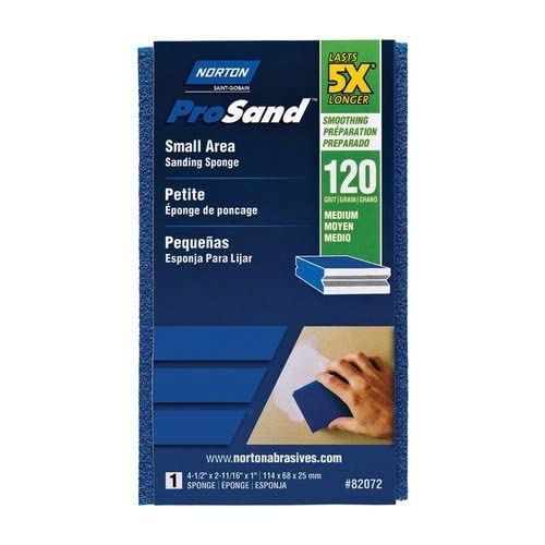 Norton 82073 5X 180 Grit Small Area Sanding Sponge